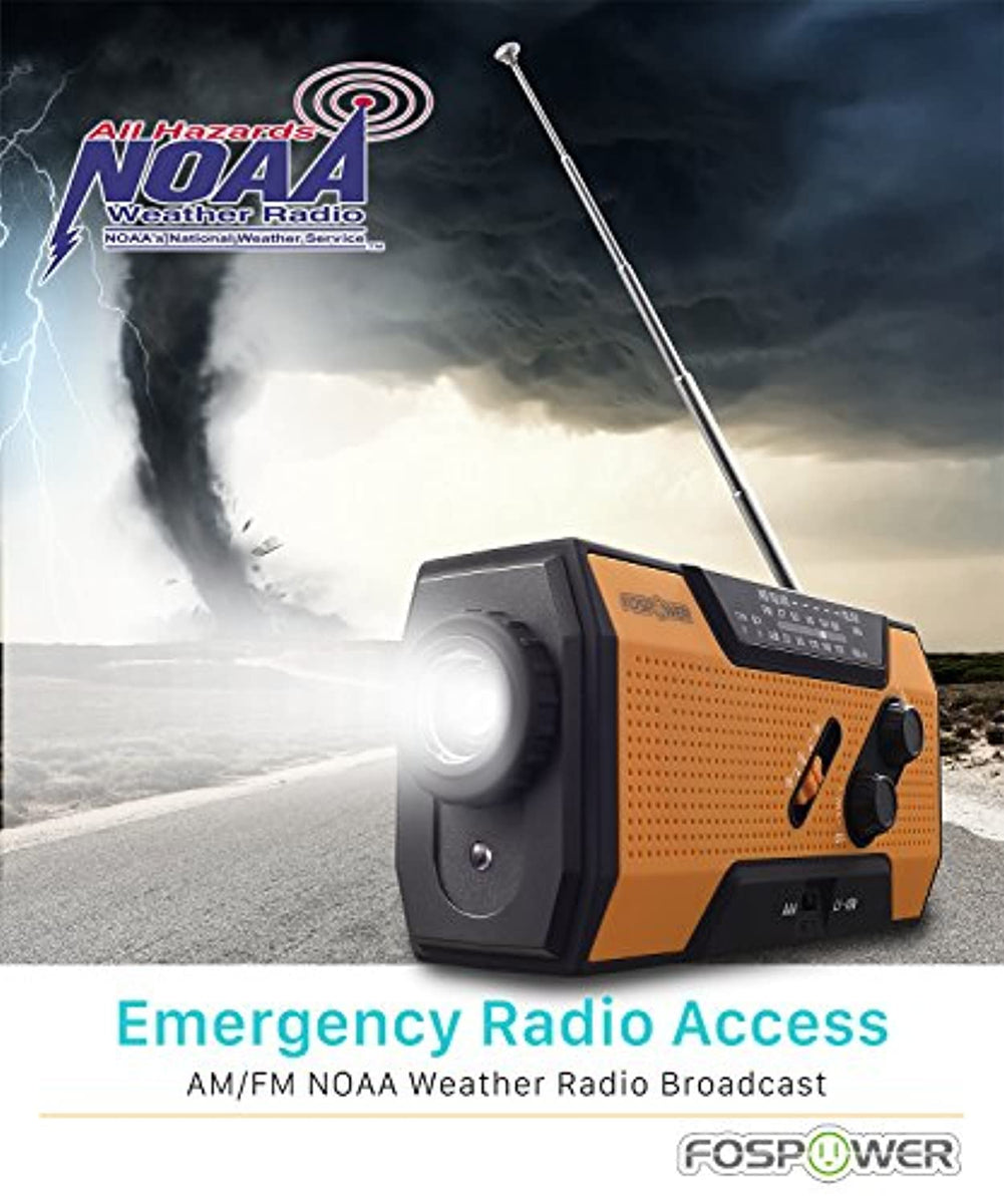 Emergency Radio with Solar & Hand Crank Recharging [USB Battery Bank] –  Coopers Bay Outdoors