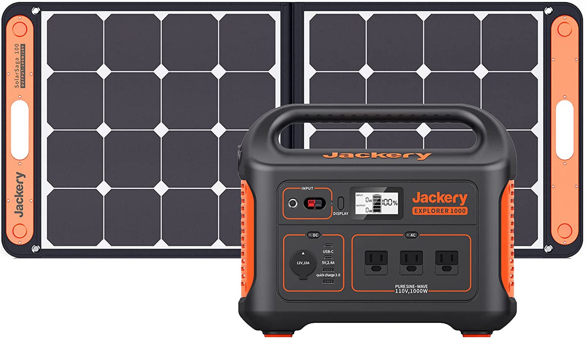 Portable Solar Generator Pack for Outdoor RV/Van Camping
