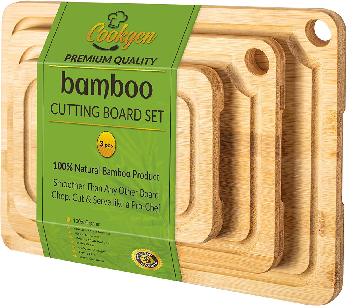 Organic Bamboo Cutting Board | Eco Trade Company