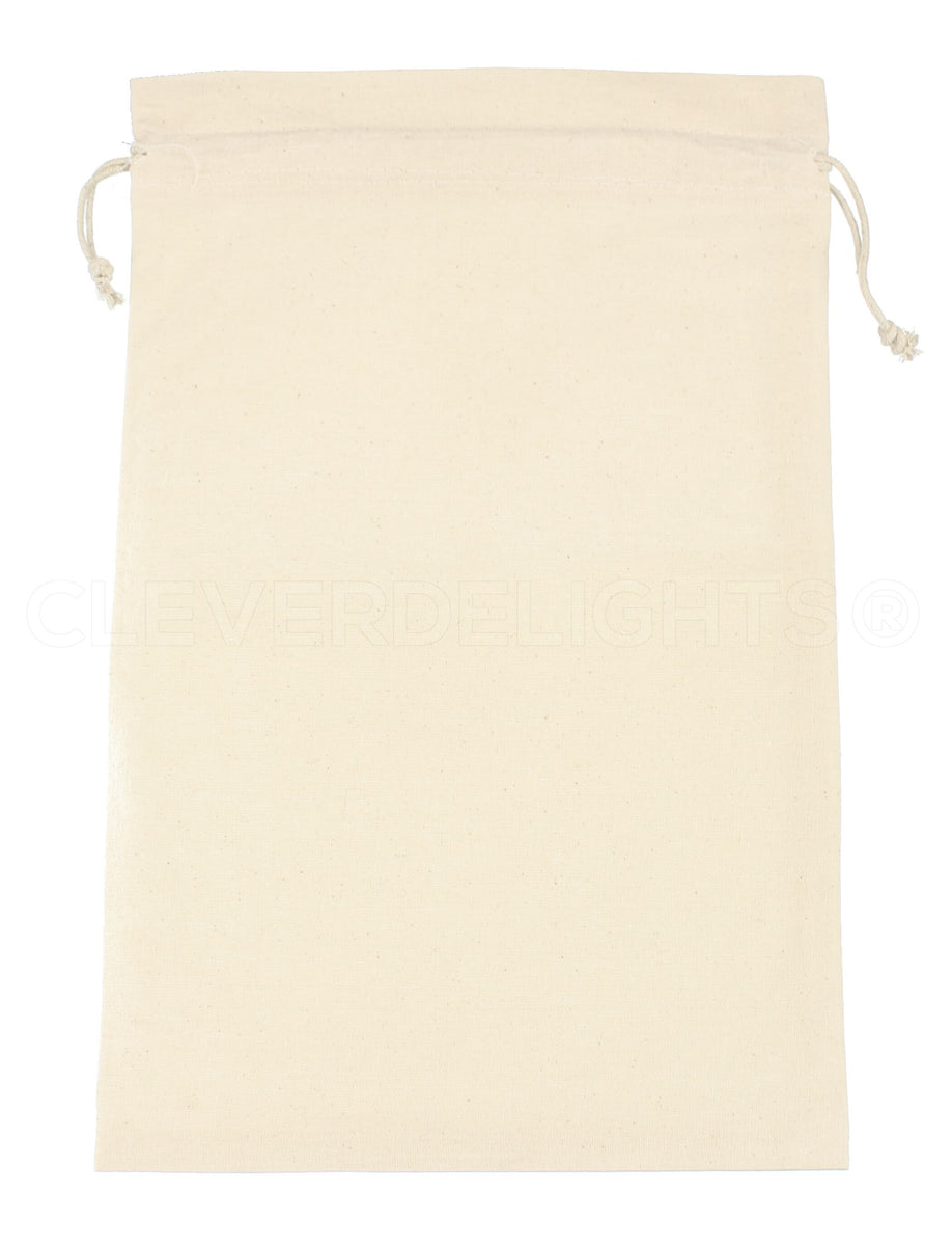 BigLotBags Premium Cotton Muslin Bags, 100% Organic Cotton with Single  Drawstring. Premium Quality Reusable Eco-Friendly Natural Muslin Bags. (10,  2x3