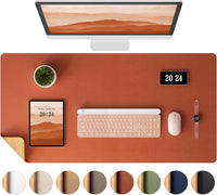 Eco-Friendly Office Desk Mat Non-Slip PU Leather