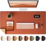 Eco-Friendly Office Desk Mat Non-Slip PU Leather