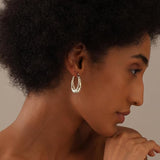 925 Sterling Silver Hoop Earrings