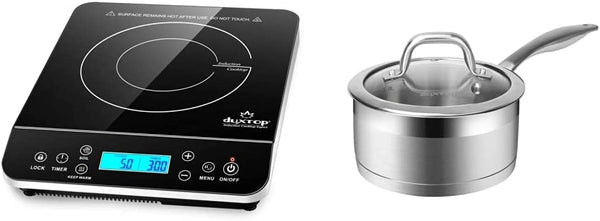 Duxtop Portable Induction Cooktop Countertop Burner Induction Hot Plat Portable  Cooktop With 2 Electric Stove Burner