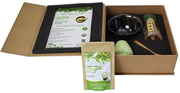 Matcha Tea Gift Box Set - Matcha Tea Ceremony Gift Set by MATCHA DNA (