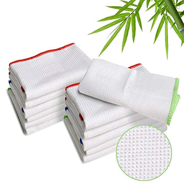 100% Cotton Dish Cloths Cleaning Cloth Washing Drying Dishes 34 x