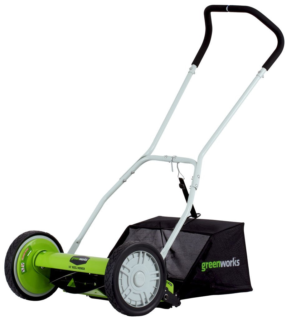 Reel Mower Walk-behind Lawn Mower with Grass Catcher for Lawn Mowing in  Villas and Parks
