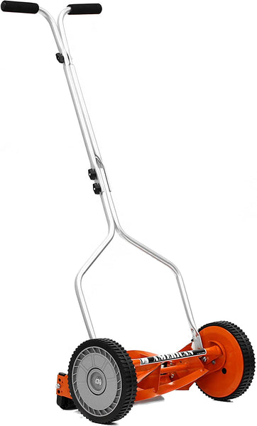 14-Inch 4-Blade Push Reel Lawn Mower