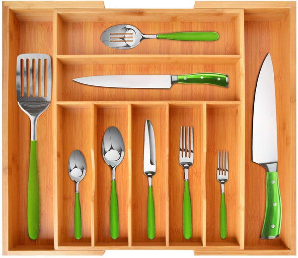 Cutlery Divider Kitchen Drawer Inserts for Silverware