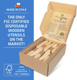 Disposable Wooden Forks, Spoons, Knives - Alternative to Plastic Cutlery - Eco Biodegradable - Eco Trade Company