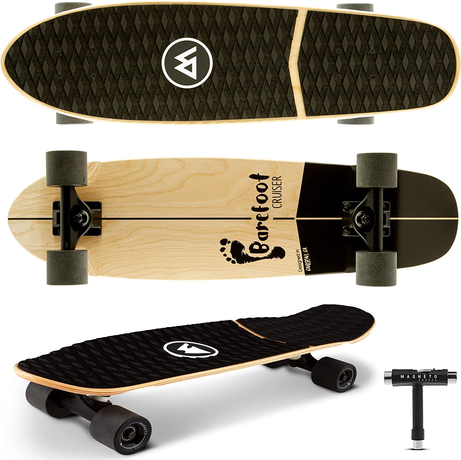 Mini Skateboard 27.5" 7.5" Short Board for Kids, Teens and Adults Eco Trade Company