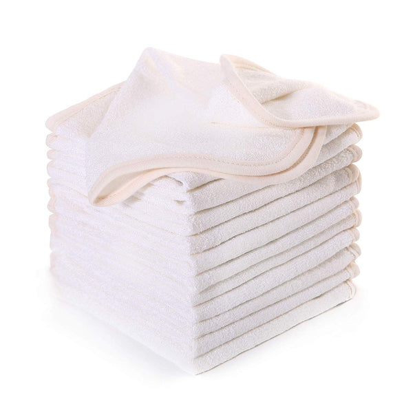 Moocorvic Kitchen Dish Cloths , Dish Rags for Washing Dishes Bamboo  Washcloths Reusable Cleaning Dishcloth Absorbent Dish Cloths & Dish Towels  for Kitchen Bathroom (12鈥?x 12鈥? 