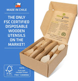 Disposable Wooden Forks, Spoons, Knives - Alternative to Plastic Cutlery - Eco Biodegradable - Eco Trade Company