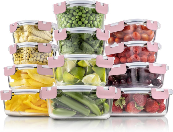 24 Food Storage Container Set