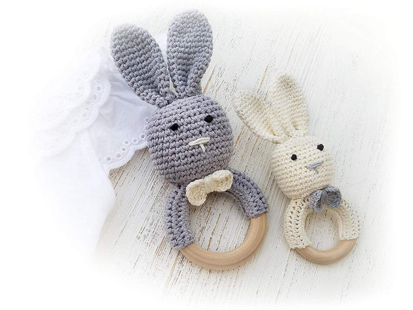 Cotton Crochet Ring Teether Set of 2 - Eco Trade Company