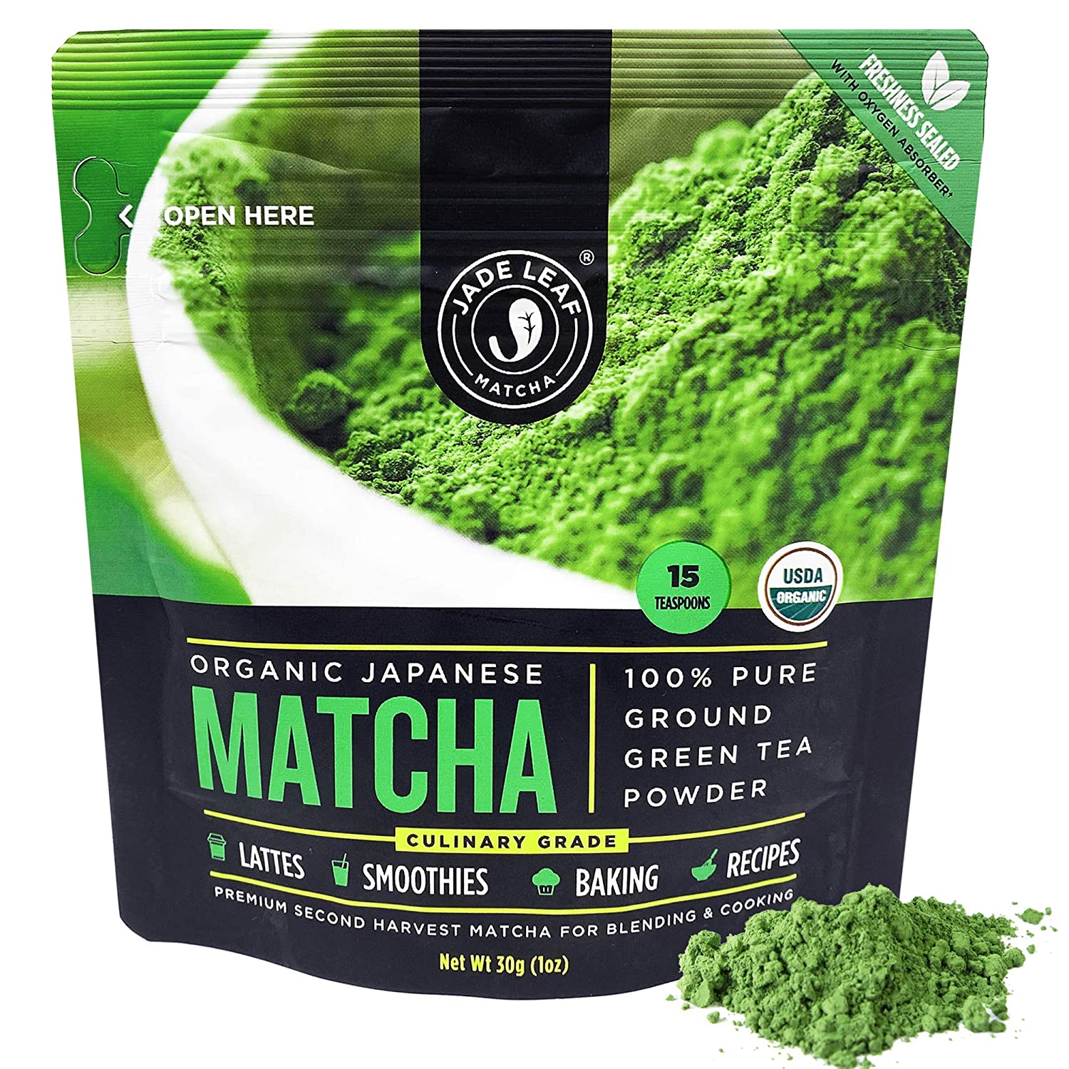 Pure Matcha | Premium Ceremonial Grade Matcha Green Tea Powder | Authentic  Japanese Origin | Sugar Free | 30g, 1.06oz